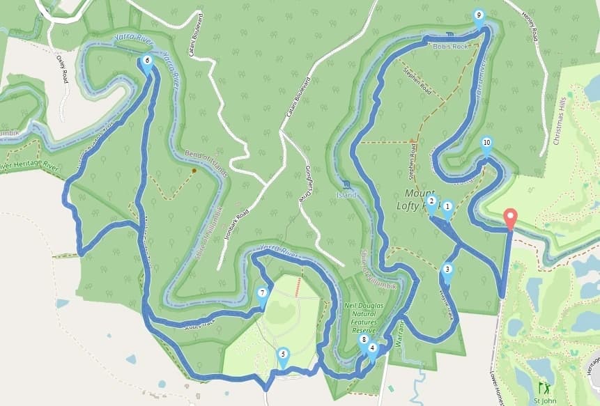 Chirnside Park Loop (14.7km)