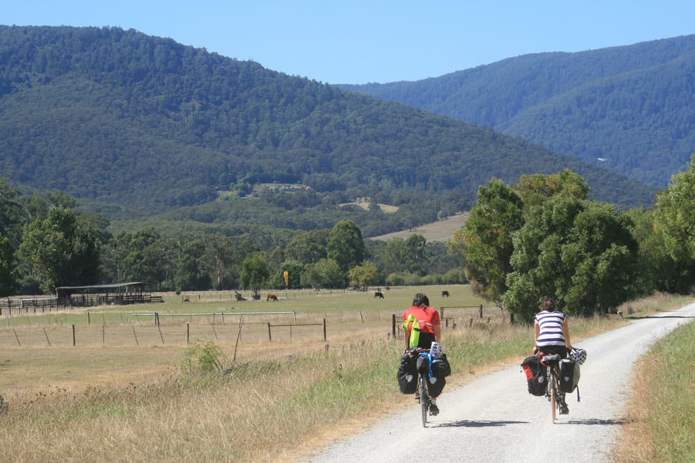 Warburton Rail Trail Cycling